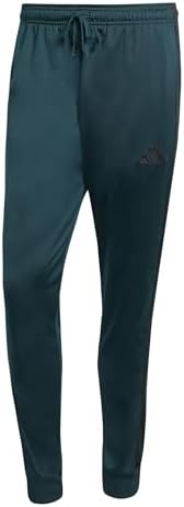 adidas Mens 3 Stripes Tricot Regular Tapered Pants Casual   Pink