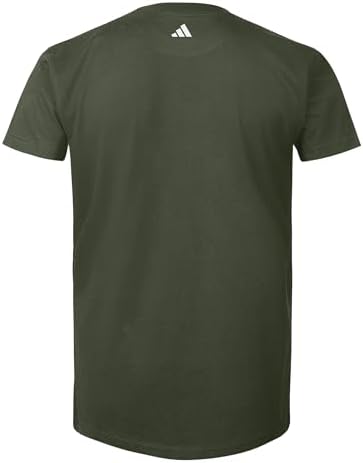 adidas Mens Combat Sports Performance Polycotton Rounded Hem Shirt