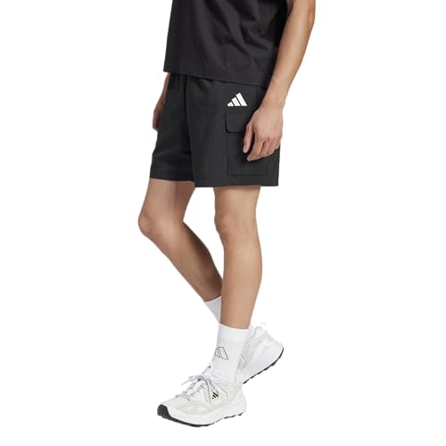 adidas Pantalones cortos tipo cargo Chelsea Essentials con logotipo pequeño para hombre