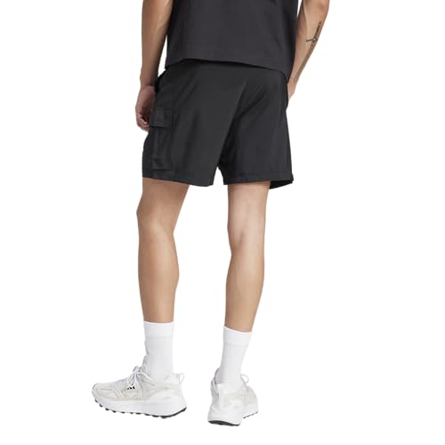 adidas Pantalones cortos tipo cargo Chelsea Essentials con logotipo pequeño para hombre