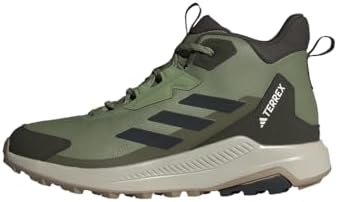 Talla 7 - adidas Mens Terrex Anylander Mid Top Rain Rdy Hiking Shoes