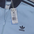 adidas Originals Men s Beckenbauer Track Jacket Clear Sky/Night Indigo JP2521