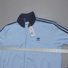 adidas Originals Men s Beckenbauer Track Jacket Clear Sky/Night Indigo JP2521