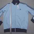 adidas Originals Men s Beckenbauer Track Jacket Clear Sky/Night Indigo JP2521