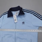 adidas Originals Men s Beckenbauer Track Jacket Clear Sky/Night Indigo JP2521