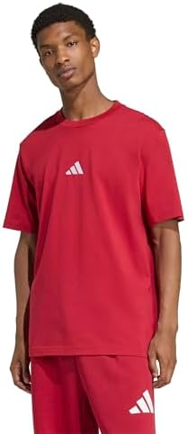 adidas Originals Mens Essentials Small Logo Single Jersey T Shirt