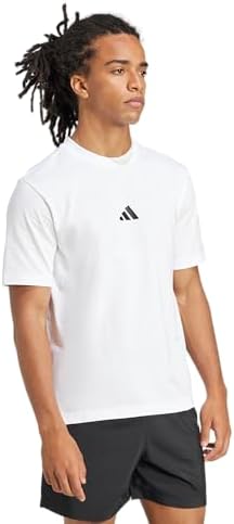 adidas Originals Mens Essentials Small Logo Single Jersey T Shirt