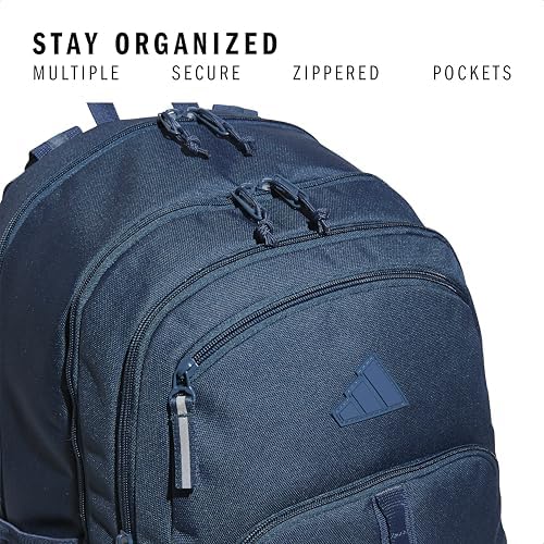 adidas Prime Backpack for Work  Travel Bag for Women and Men with Padded Compartment for Laptop