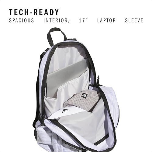 adidas Prime Backpack for Work  Travel Bag for Women and Men with Padded Compartment for Laptop