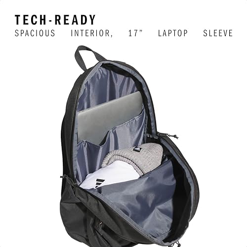 adidas Prime Backpack for Work  Travel Bag for Women and Men with Padded Compartment for Laptop