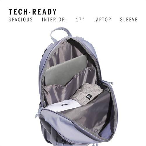 adidas Prime Backpack for Work  Travel Bag for Women and Men with Padded Compartment for Laptop