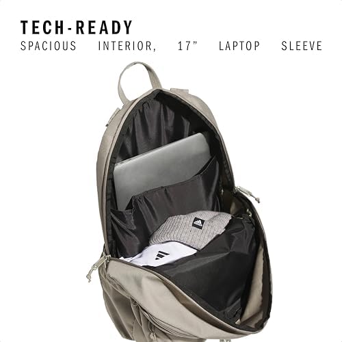 adidas Prime Backpack for Work  Travel Bag for Women and Men with Padded Compartment for Laptop