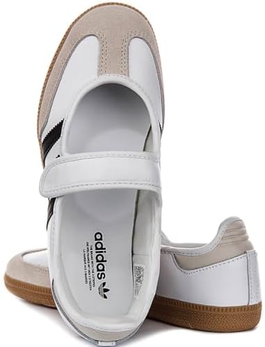 adidas Samba Jane Womens Shoes  Footwear White/Alumina/Core Black  Size 9 5
