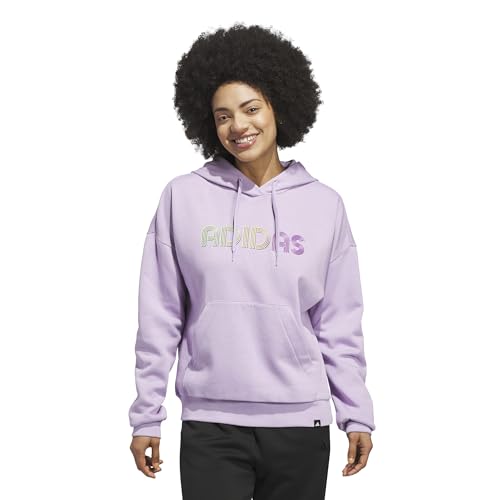adidas Womens Wordmark Graphic Hoodie