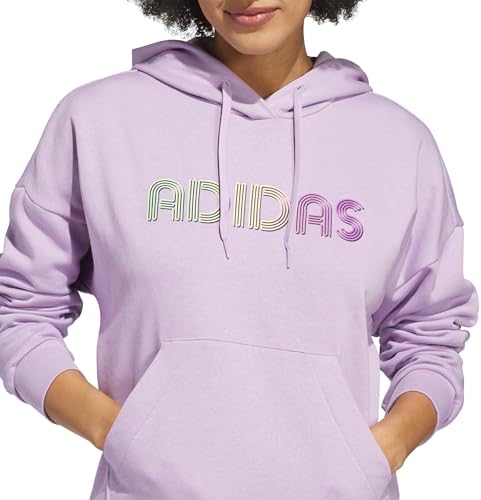 Talla XS - adidas Womens Wordmark Graphic Hoodie