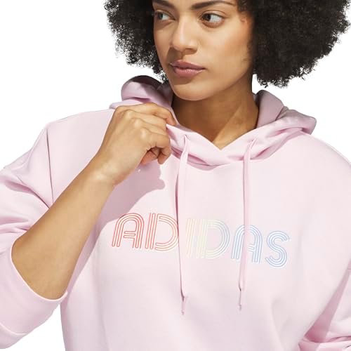 Talla XS - adidas Womens Wordmark Graphic Hoodie