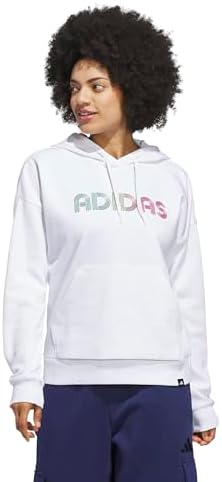 Talla XS - adidas Womens Wordmark Graphic Hoodie