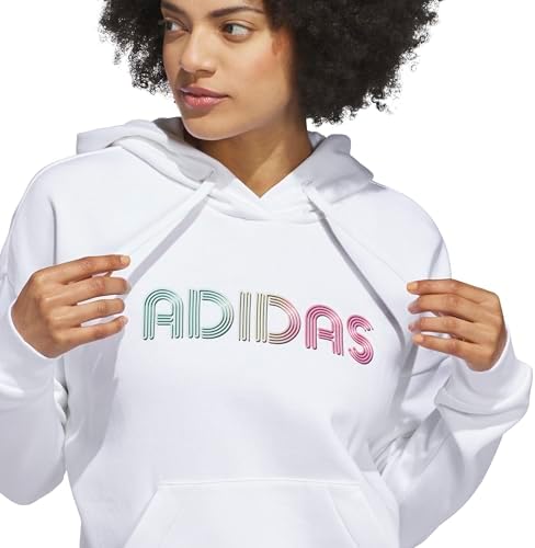 Talla XS - adidas Womens Wordmark Graphic Hoodie