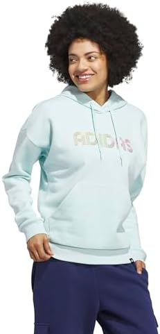 Talla XS - adidas Womens Wordmark Graphic Hoodie