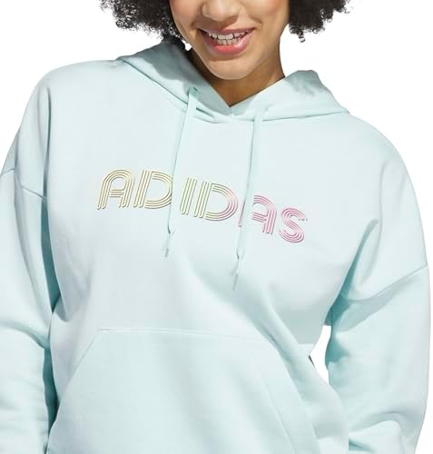 Talla XS - adidas Womens Wordmark Graphic Hoodie