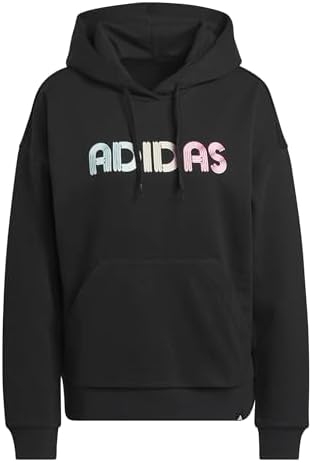 Talla XS - adidas Womens Wordmark Graphic Hoodie