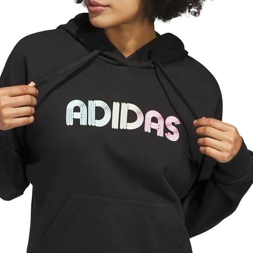 Talla XS - adidas Womens Wordmark Graphic Hoodie