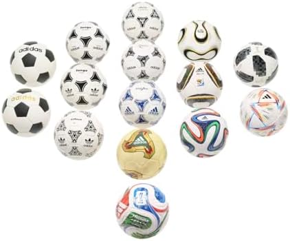 adidas World Cup Historical Ball Set   Limited Edition Collection of Iconic World Cup Match Balls in Pro  Mini  and Club Variants