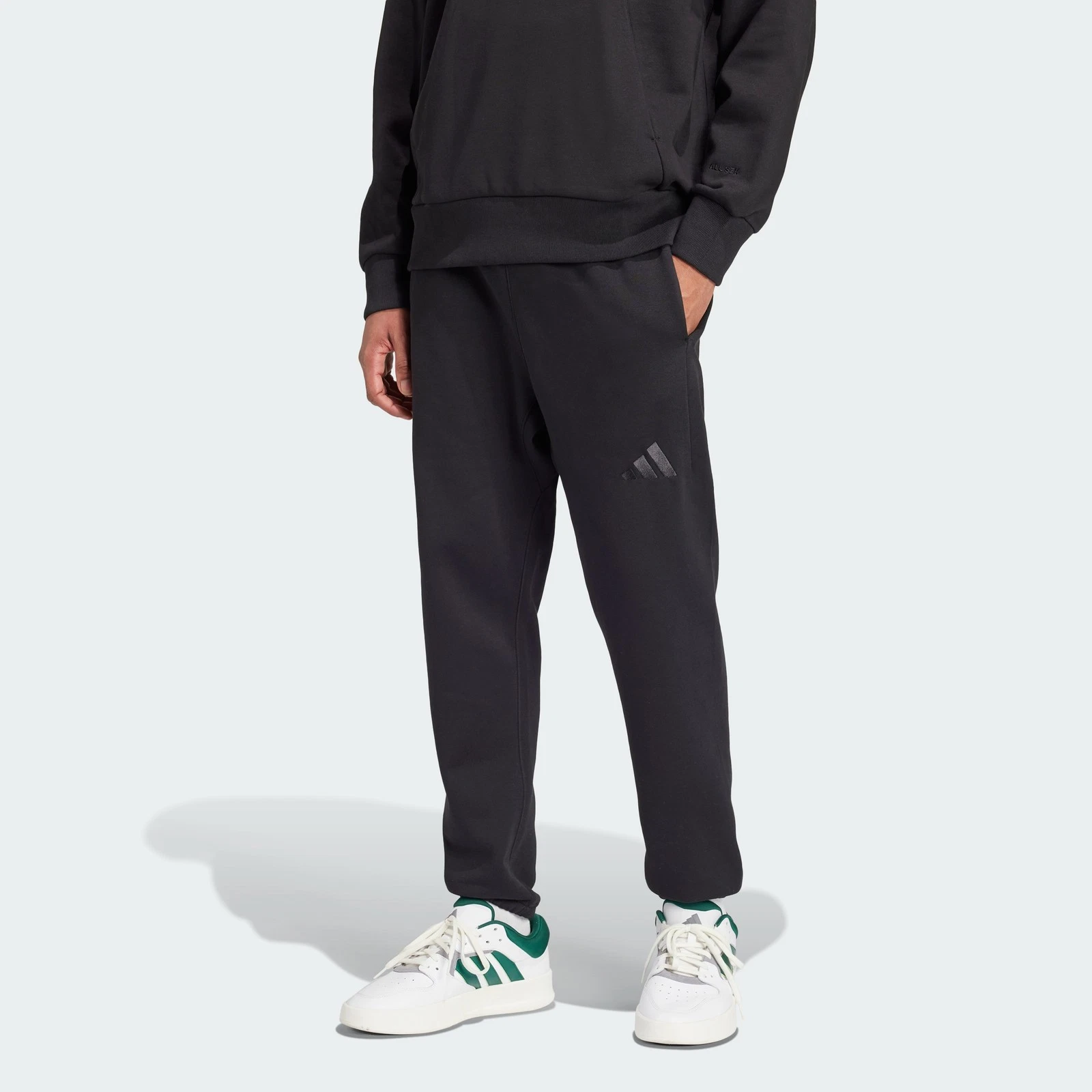 adidas men ALL SZN Fleece Regular Tapered Pants