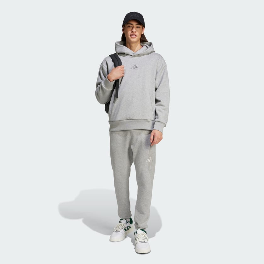 adidas men ALL SZN Fleece Regular Tapered Pants