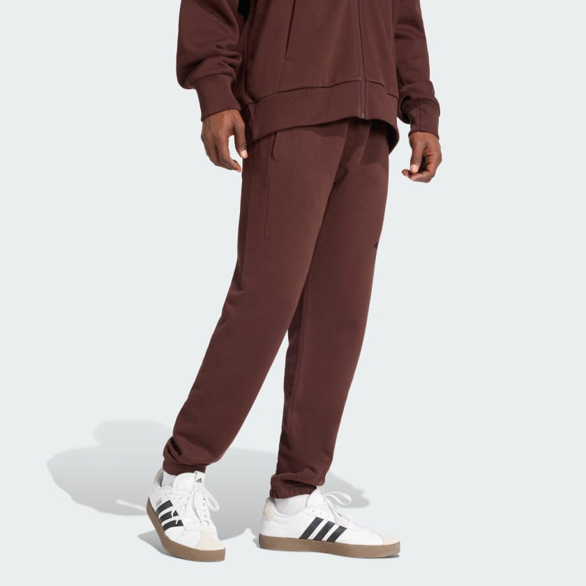 adidas men ALL SZN Fleece Regular Tapered Pants
