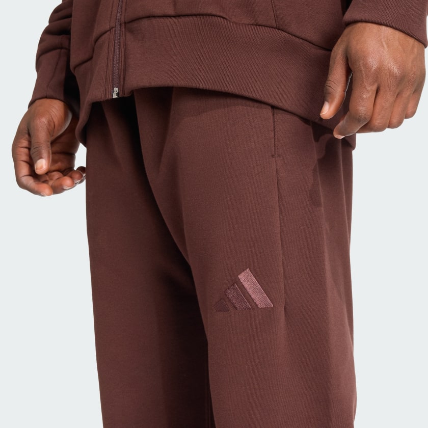 adidas men ALL SZN Fleece Regular Tapered Pants