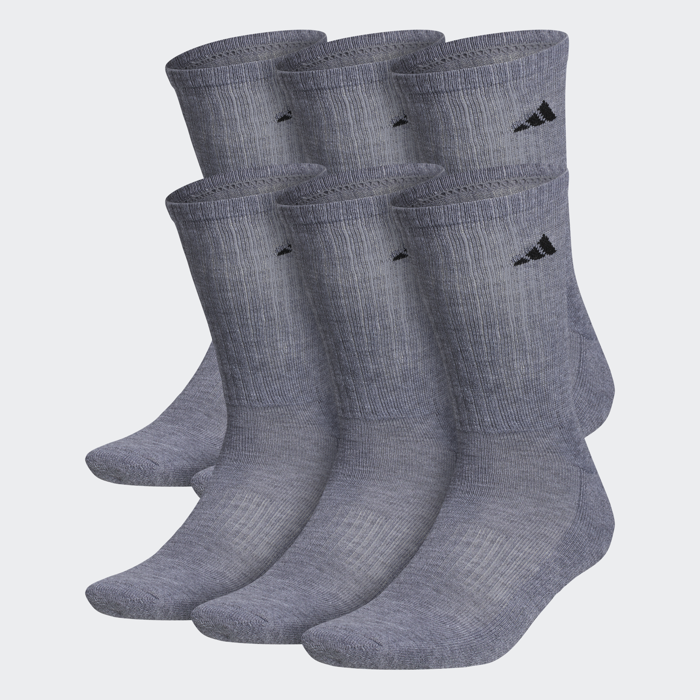 adidas men Athletic Cushioned Crew Socks 6 Pairs