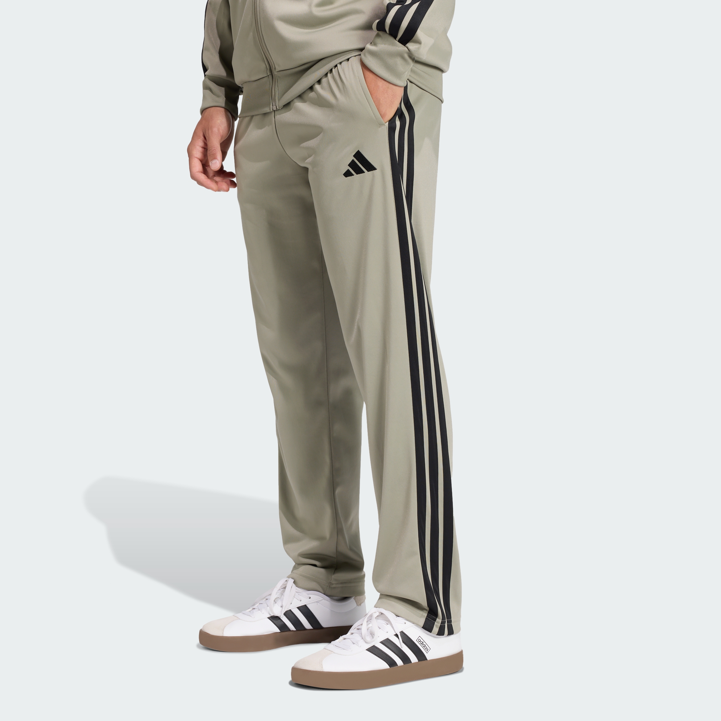 adidas men DAYREADY OPEN HEM TRACKPANTS