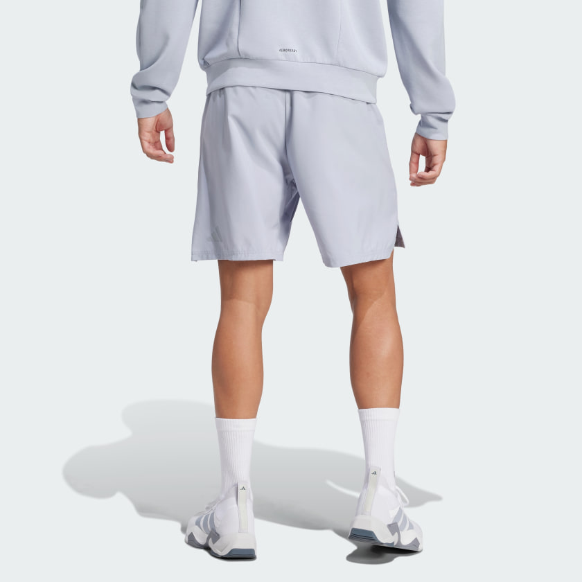 Talla: M7, COLOR SILVER TALLA M7 adidas men Designed for Training 3 Stripes Shorts