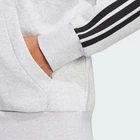 adidas men Essentials 3 Stripes Fleece Hoodie