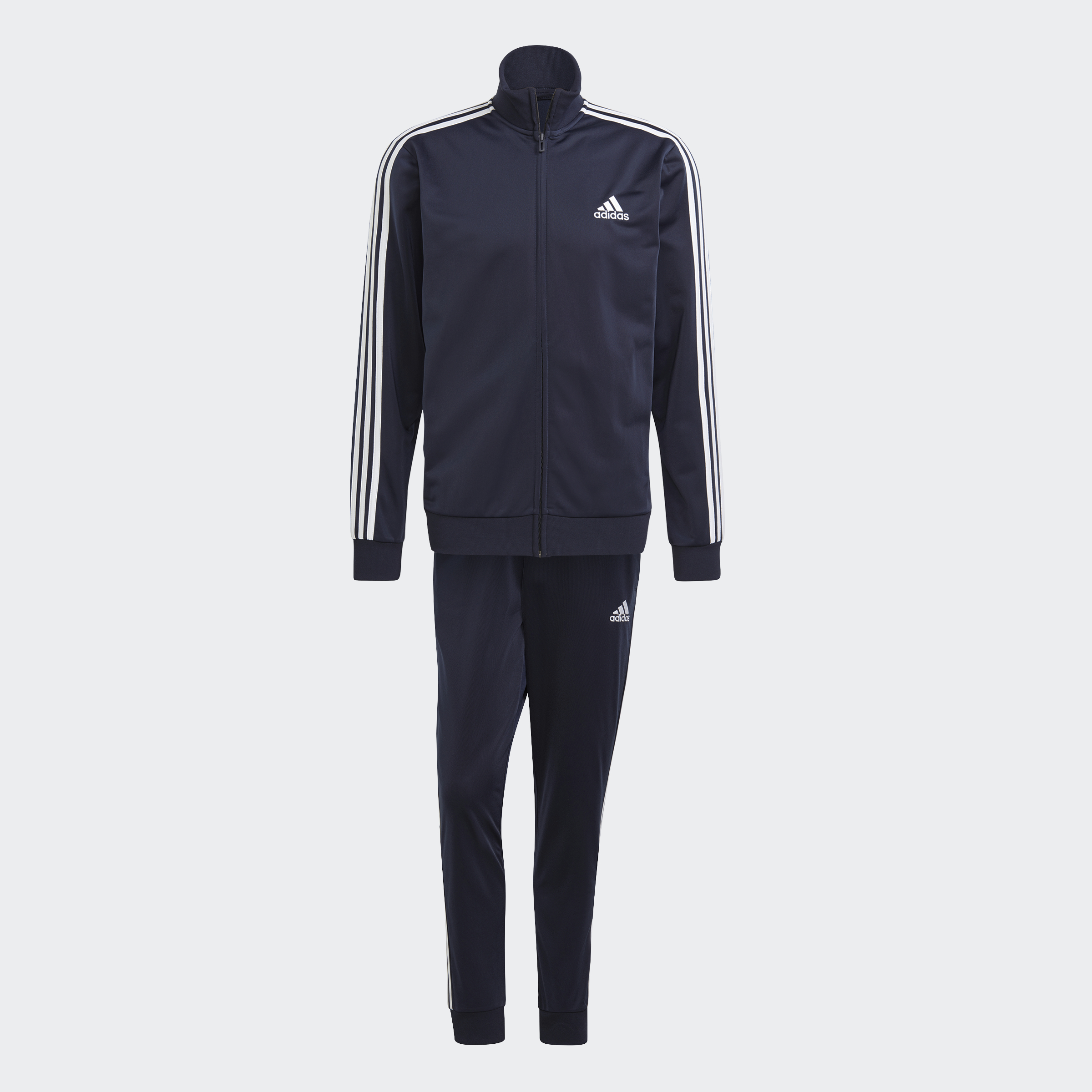 adidas men Essentials 3 Stripes Track Suit