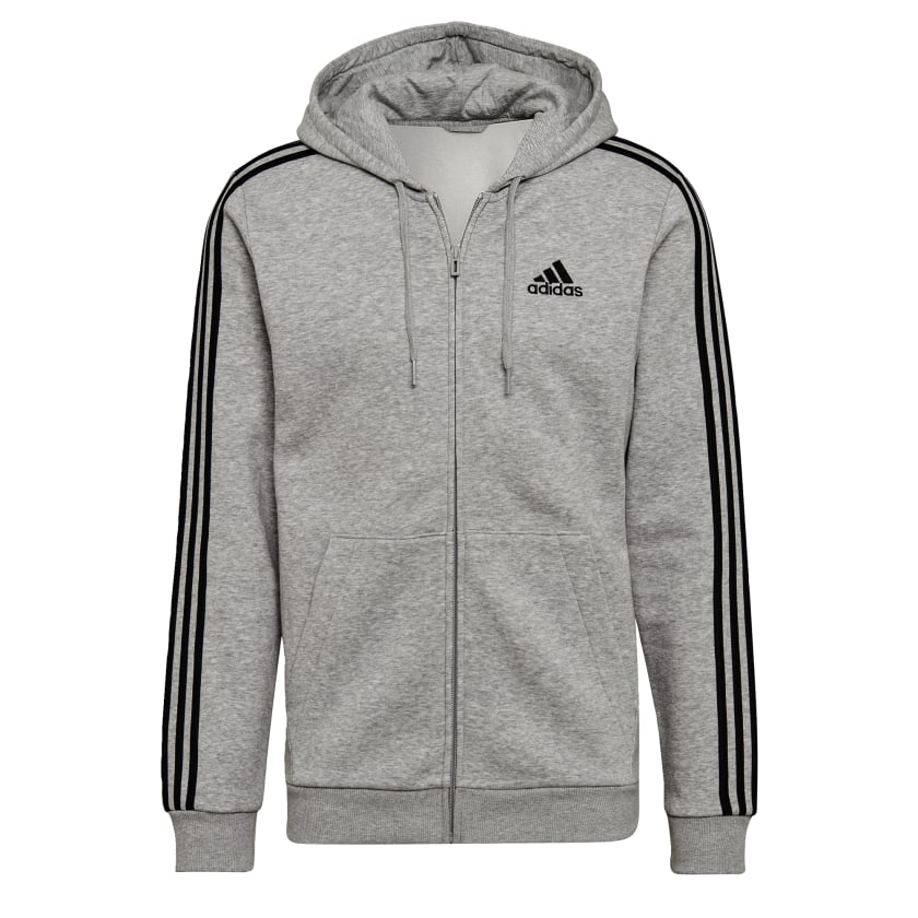 Talla S adidas men Essentials Fleece 3 Stripes Full Zip Hoodie