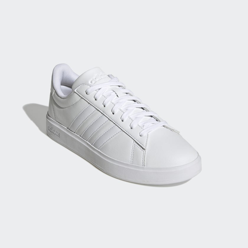 Talla 9,5  Color Blanco Nube / Verde Colegial / Núcleo Wh adidas men Grand Court Shoes