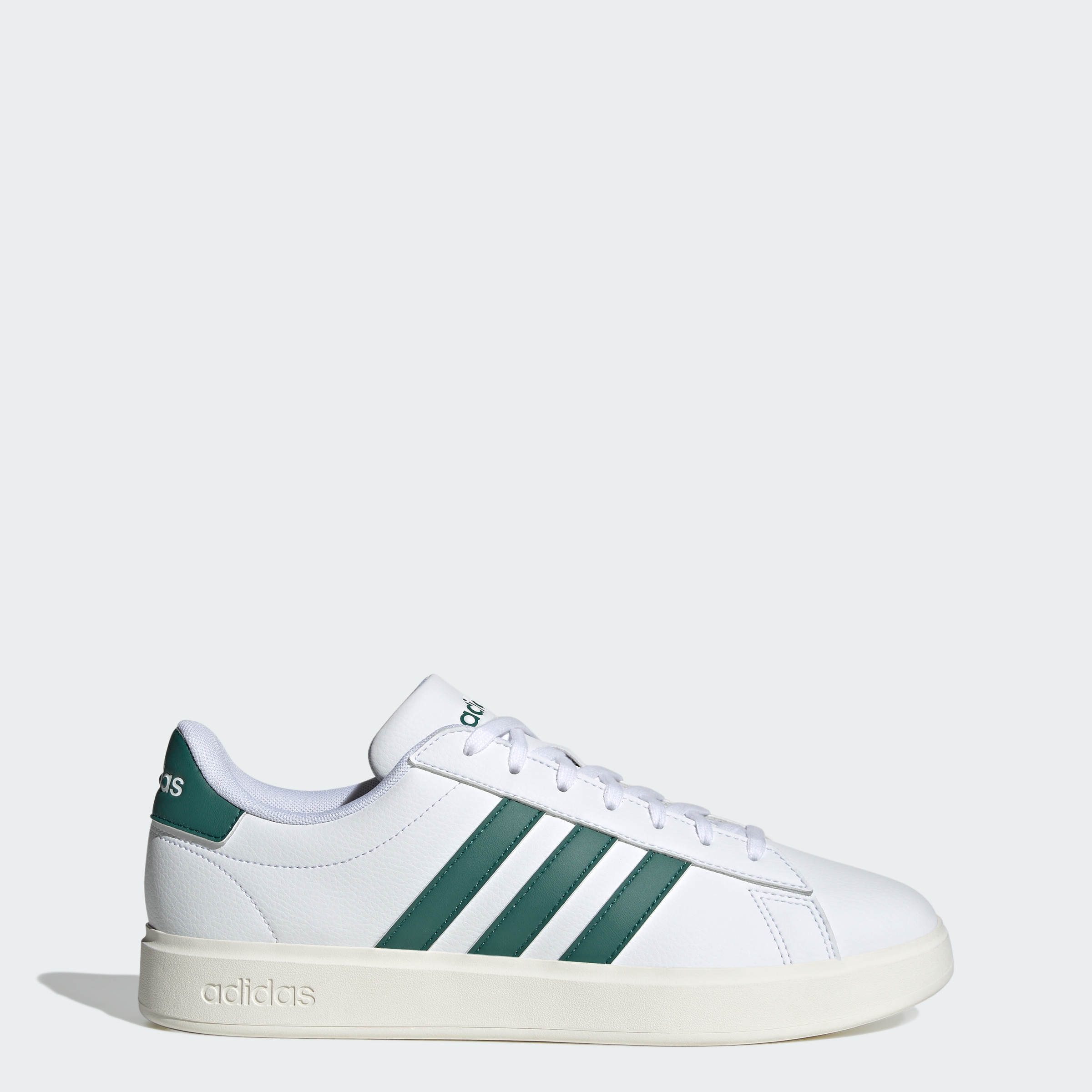 Talla 9,5  Color Blanco Nube / Verde Colegial / Núcleo Wh adidas men Grand Court Shoes