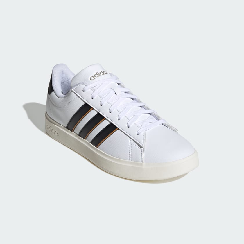 Talla 9,5  Color Blanco Nube / Verde Colegial / Núcleo Wh adidas men Grand Court Shoes