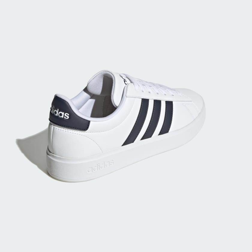 Talla 9,5  Color Blanco Nube / Verde Colegial / Núcleo Wh adidas men Grand Court Shoes