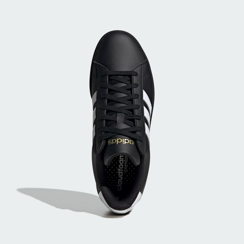 Talla 9,5  Color Blanco Nube / Verde Colegial / Núcleo Wh adidas men Grand Court Shoes