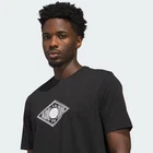 Talla M Color Black adidas men LA Vibes Graphic T Shirt