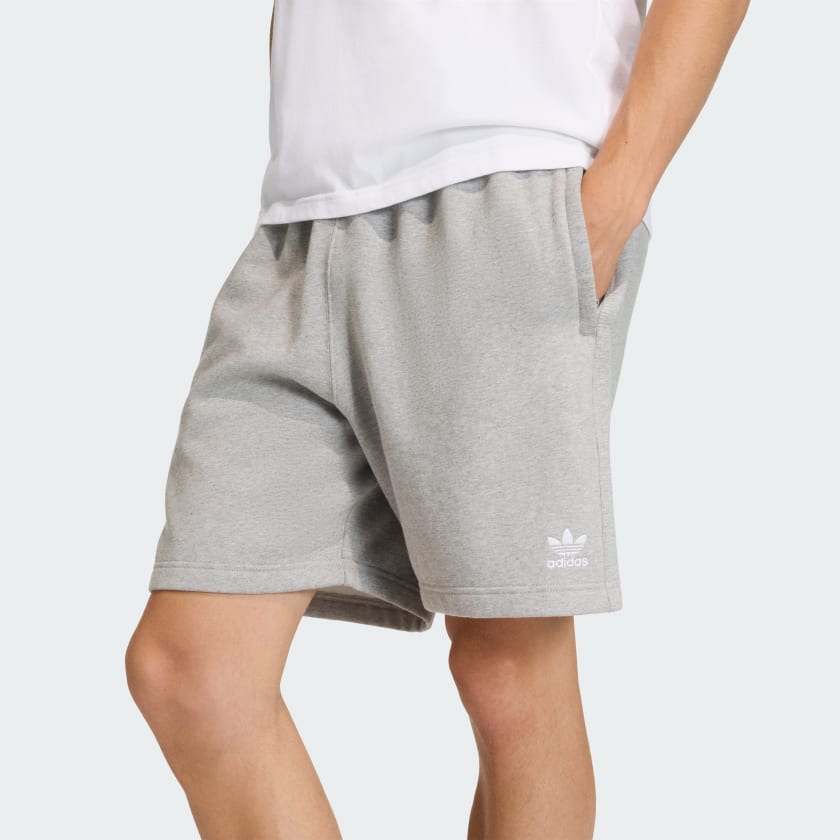 adidas men TREFOIL ESSENTIALS 7 inch FLEECE SHORTS