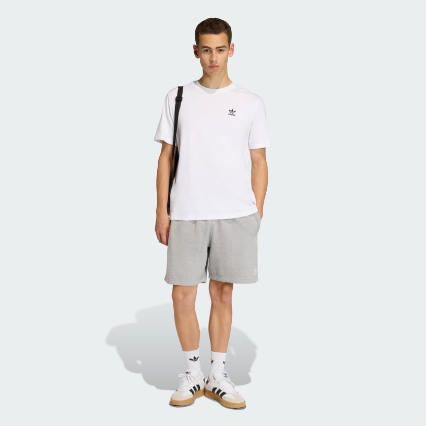 adidas men TREFOIL ESSENTIALS 7 inch FLEECE SHORTS