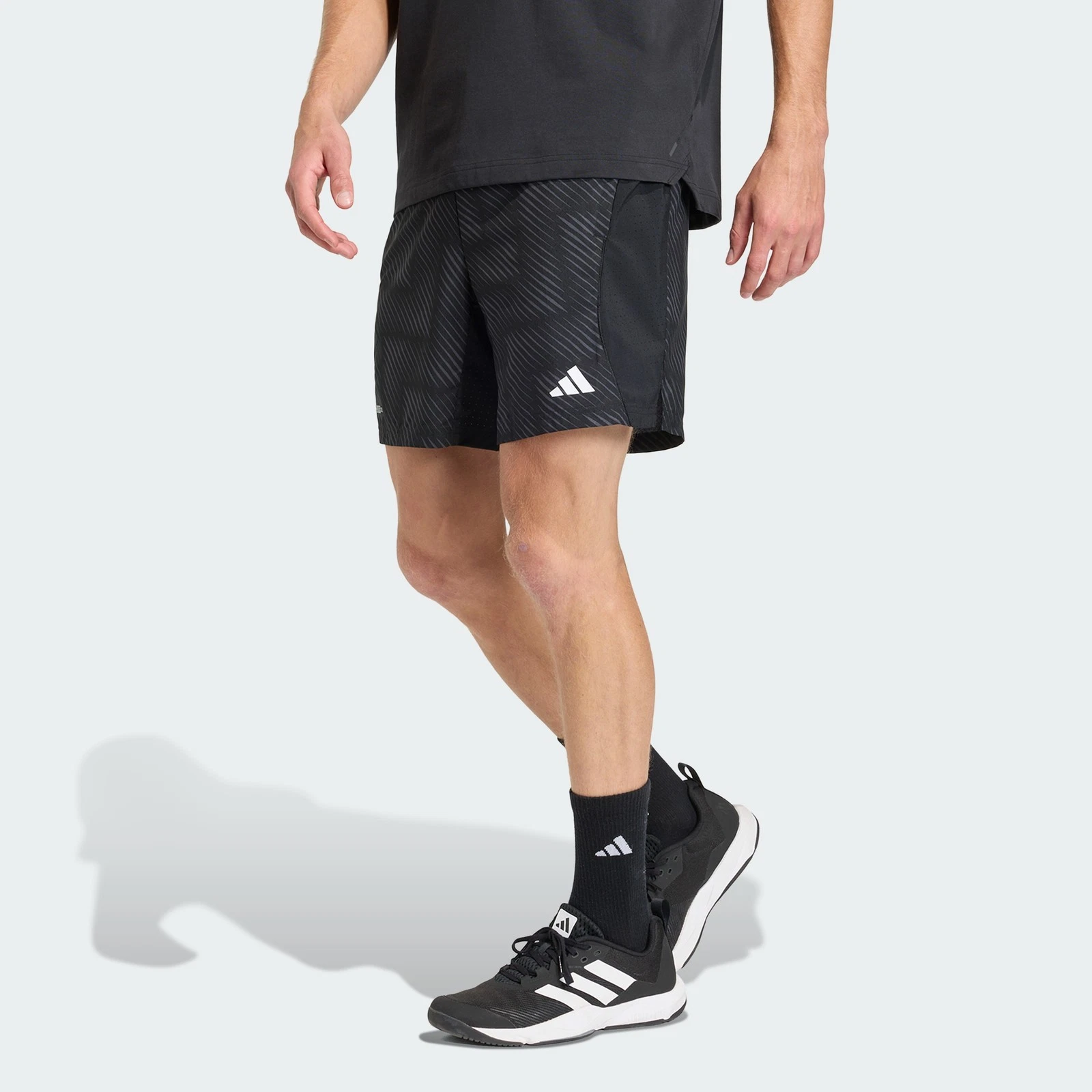 Talla M7 -adidas men Tech Intensity AOP Shorts