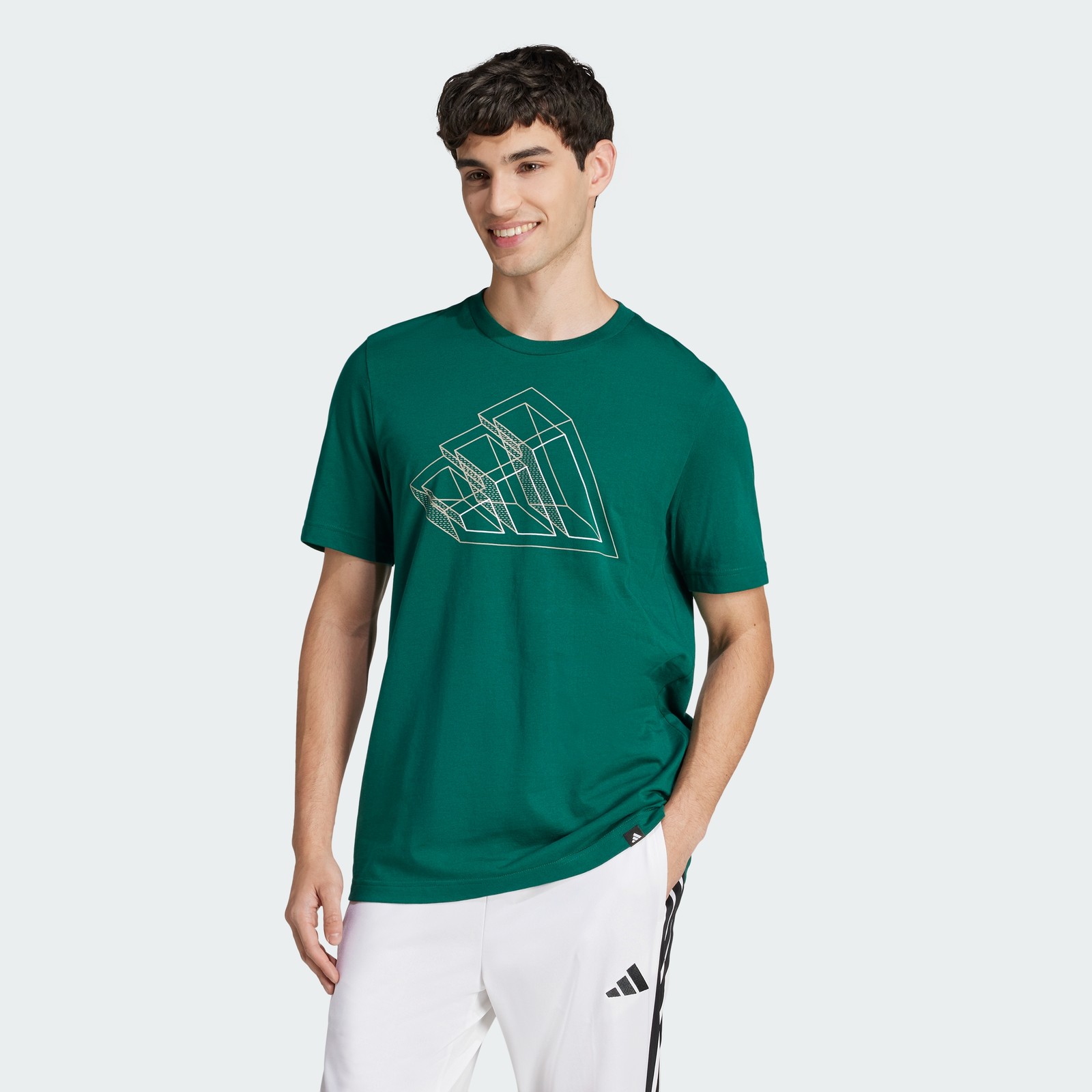 adidas men Tech Outline Graphic Tee