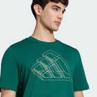 adidas men Tech Outline Graphic Tee