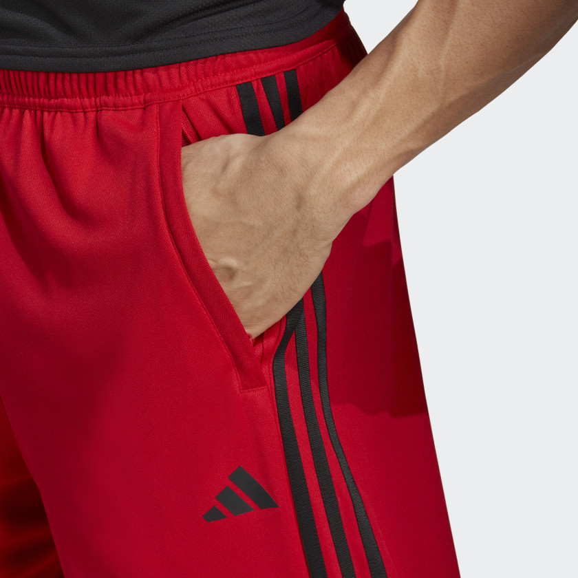 adidas men Train Essentials Piqué 3 Stripes Training Shorts