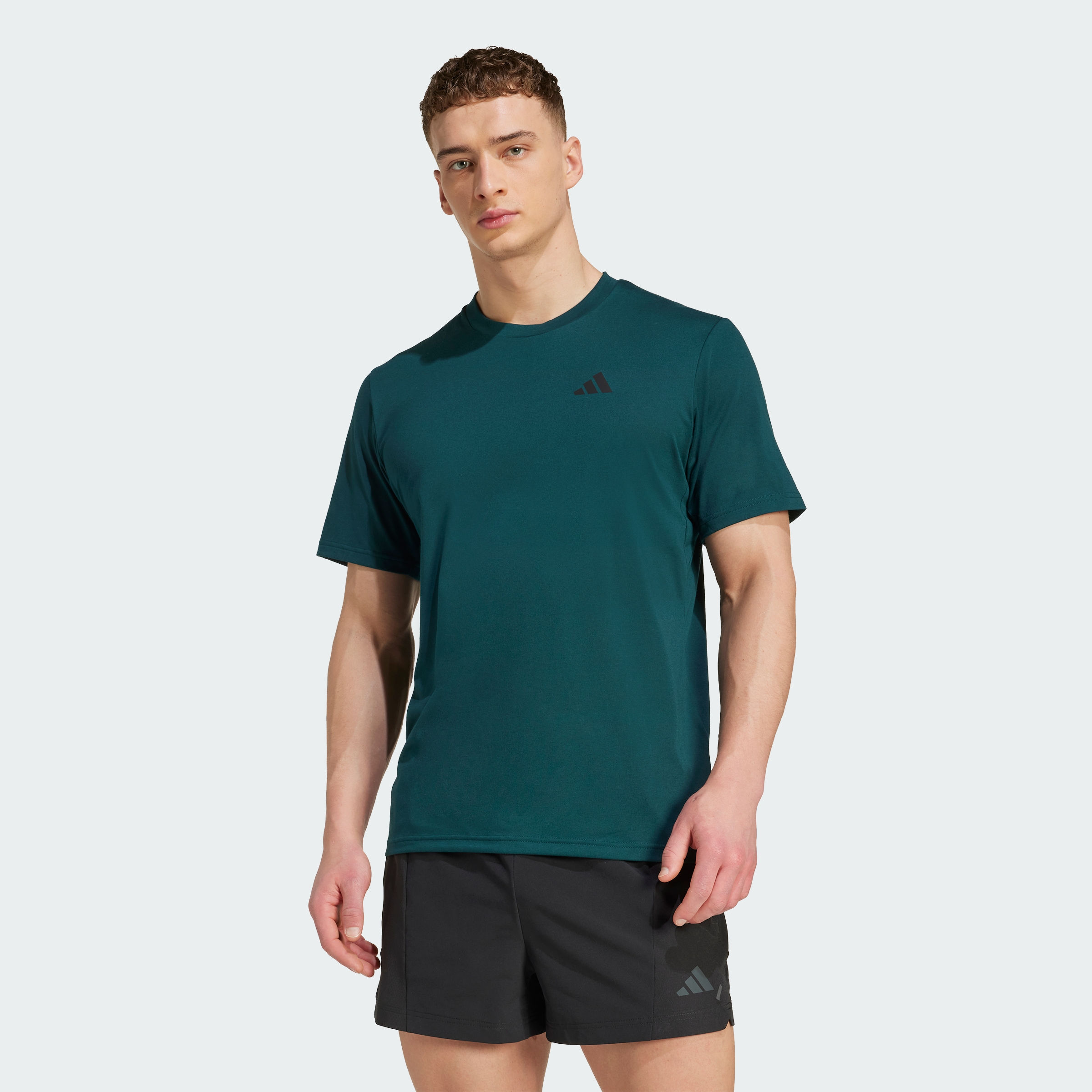 RUBI PURO  BLACK adidas men Train Essentials Feelready Training Tee